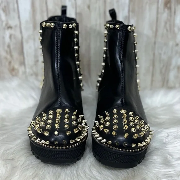 Cape Robbin Studded Spiked Chelsea Boots [S415] - Picture 3 of 12